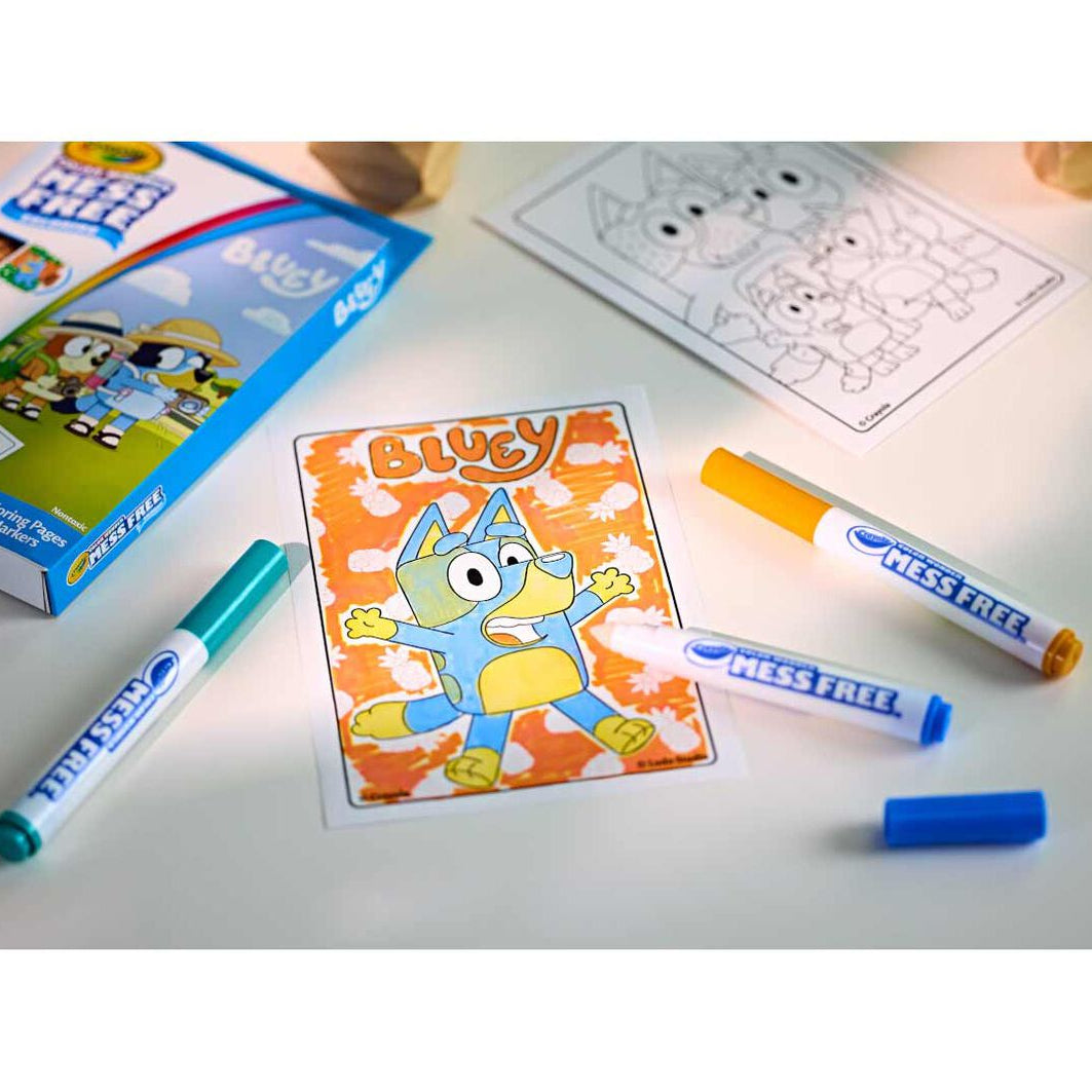 Coloring Book - Bluey Crayola Color Wonder Mini Box Set with Markers