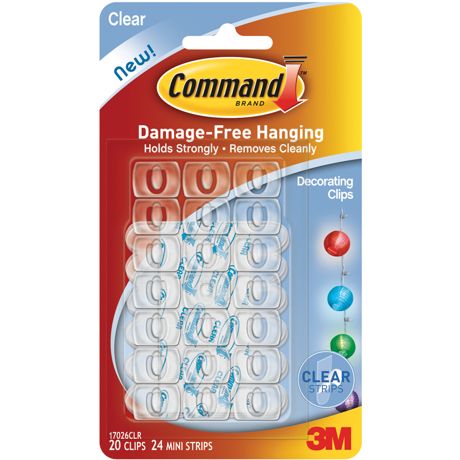 Command Strips - Command Mini Decorating Clips