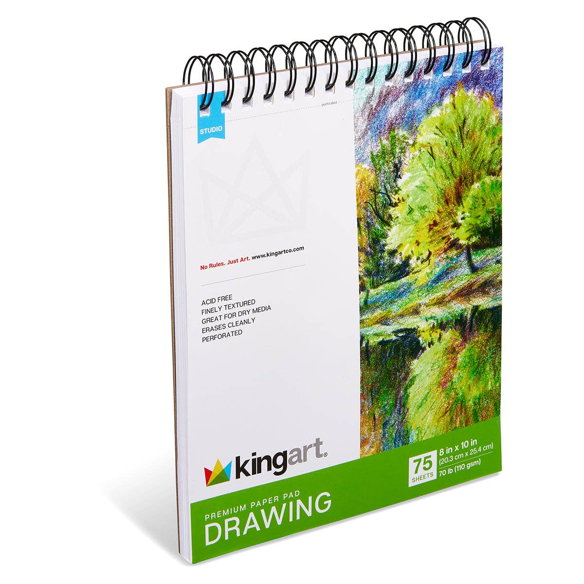 Paper Pad - Drawings 8” x 10” - 70lb (110g) - 75 Sheets
