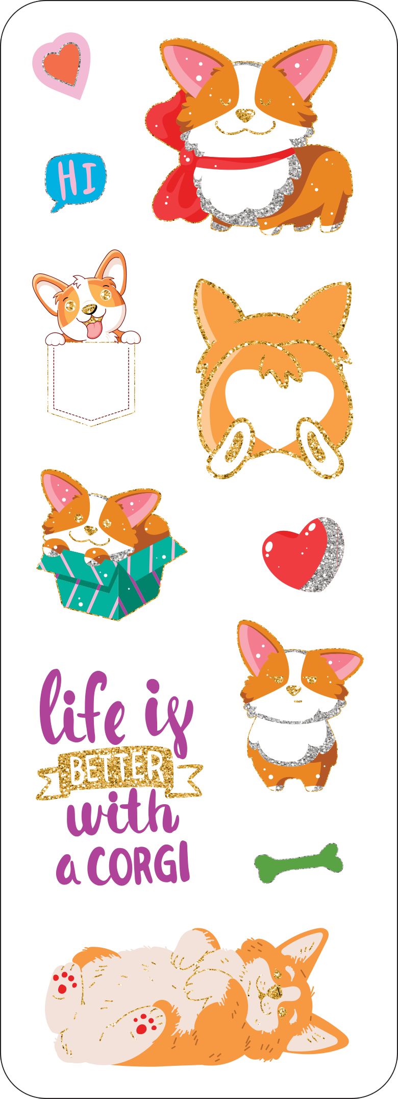 Stickers - Corgis