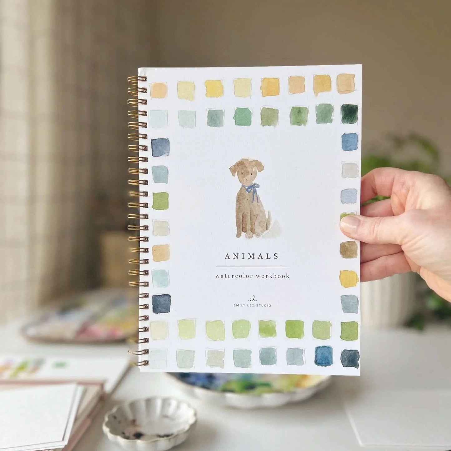 Workbook - Animals watercolor workbook
