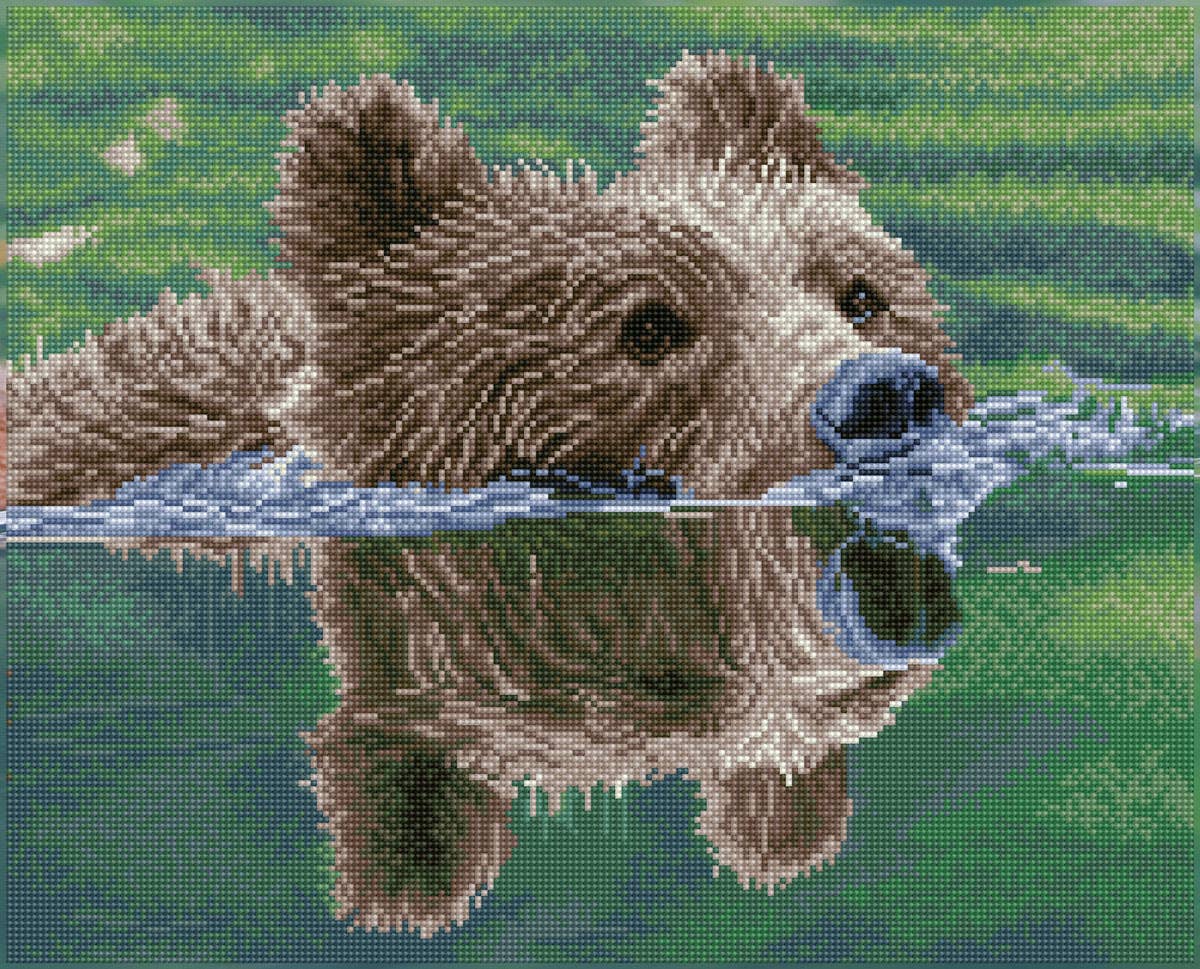 Diamond Dotz - Grizzly Swim (Square)