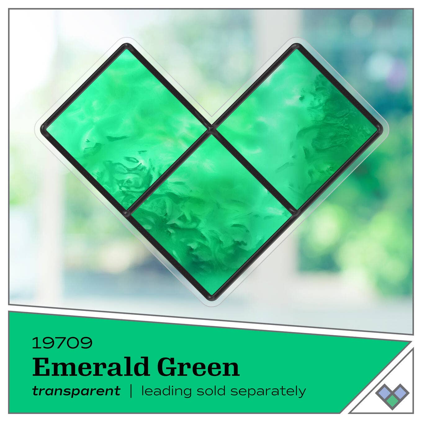 Paint -Gallery Glass Stained Glass Paint, 2 oz: Emerald Green