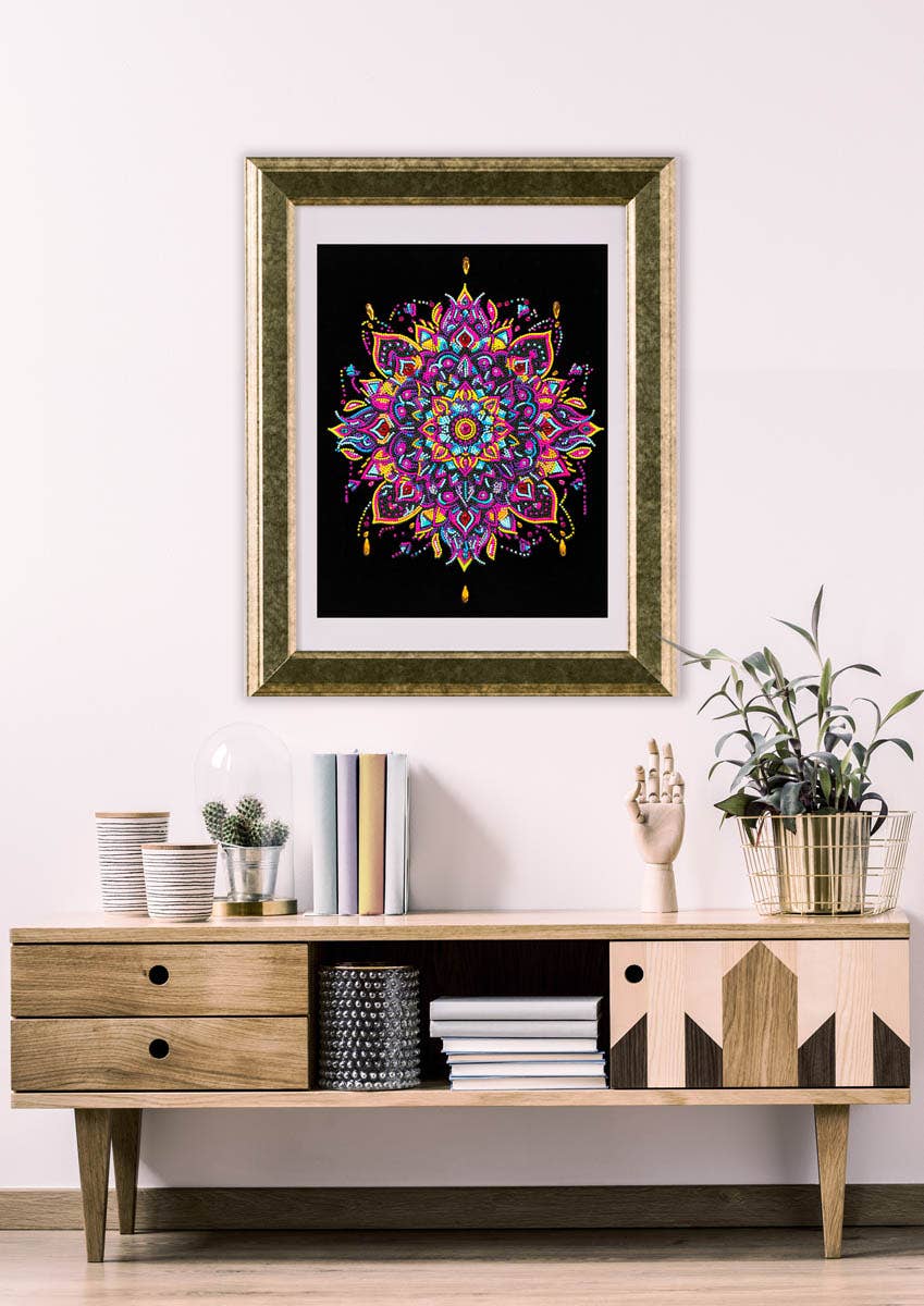 Diamond Dotz - Neon Flock Mandala