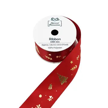 Ribbon - Christmas Design Ribbon 1"x3Yards/Roll