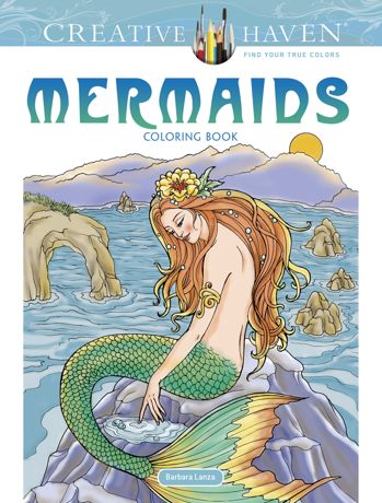 Coloring - Creative Haven Mermaids Coloring Book