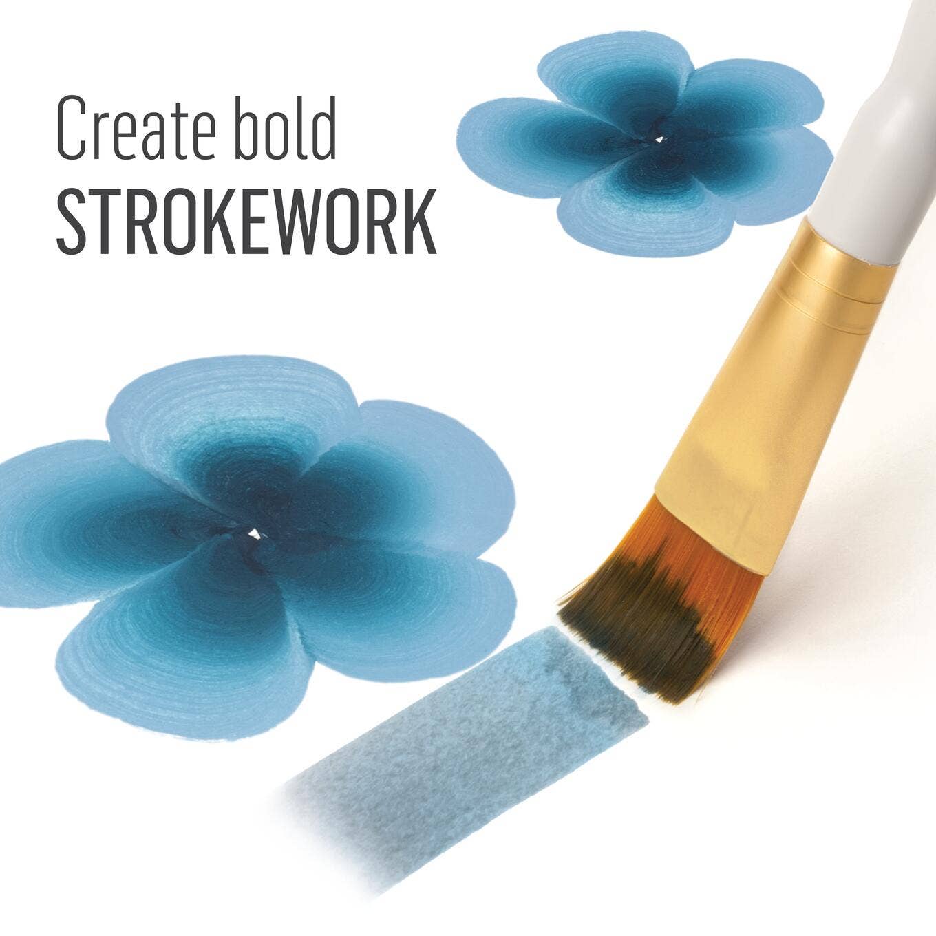 Paint Brush - FolkArt® Brush Set Soft Grip - Wash Brush Set, 3-Piece
