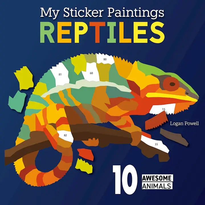Sticker - My Sticker Painting Book Reptiles