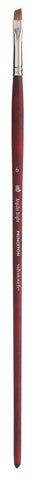 Paint Brush - 	Velvetouch Golden Taklon Long Handle Angle Bright 6