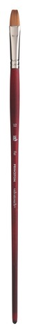 Paint Brush - 	Velvetouch Golden Taklon Long Handle Flat 12