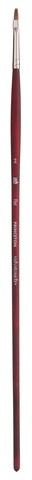 Paint Brush - 	Velvetouch Golden Taklon Long Handle Flat 2