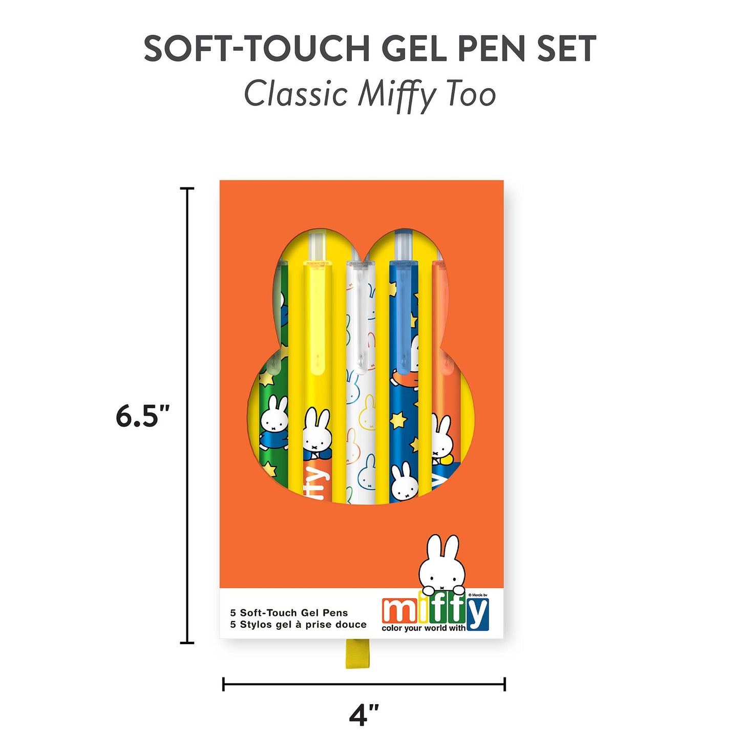 Pens - Soft-Touch Gel Pen Set Classic Miffy Too