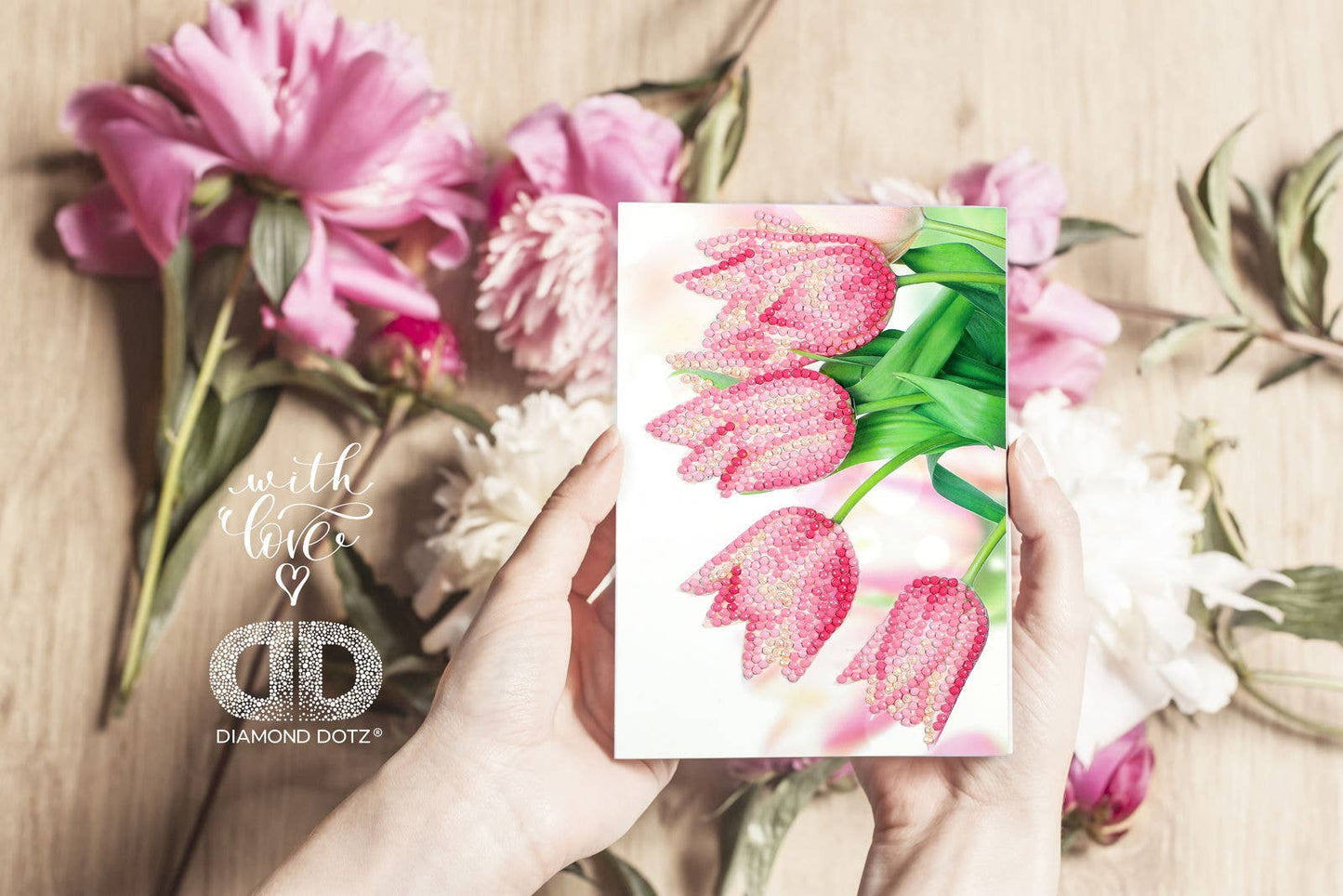 Card - Romantic Tulips