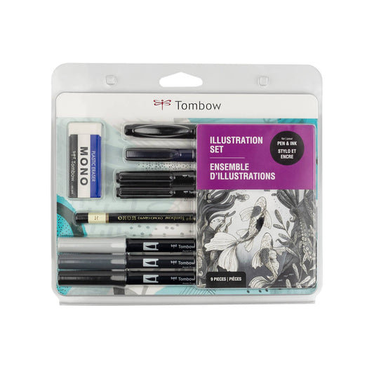 Pencils & Pens - Illustration Set