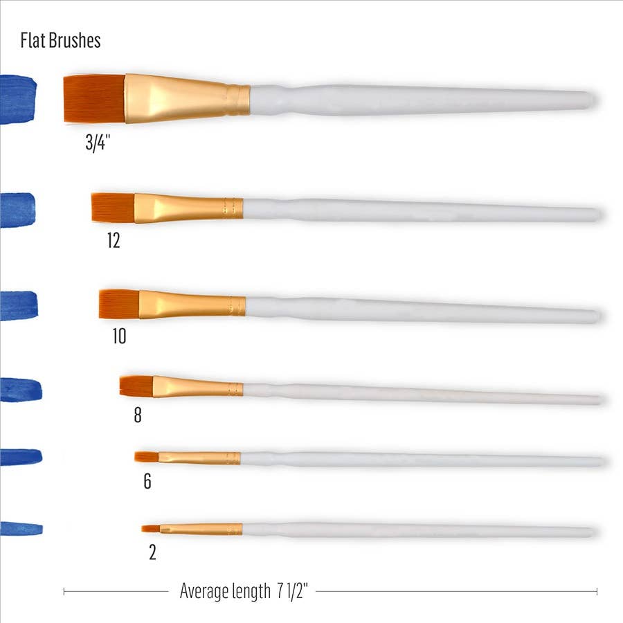Paint Brush - Folkart ® Artist Variety Brush Set, 10-Piece