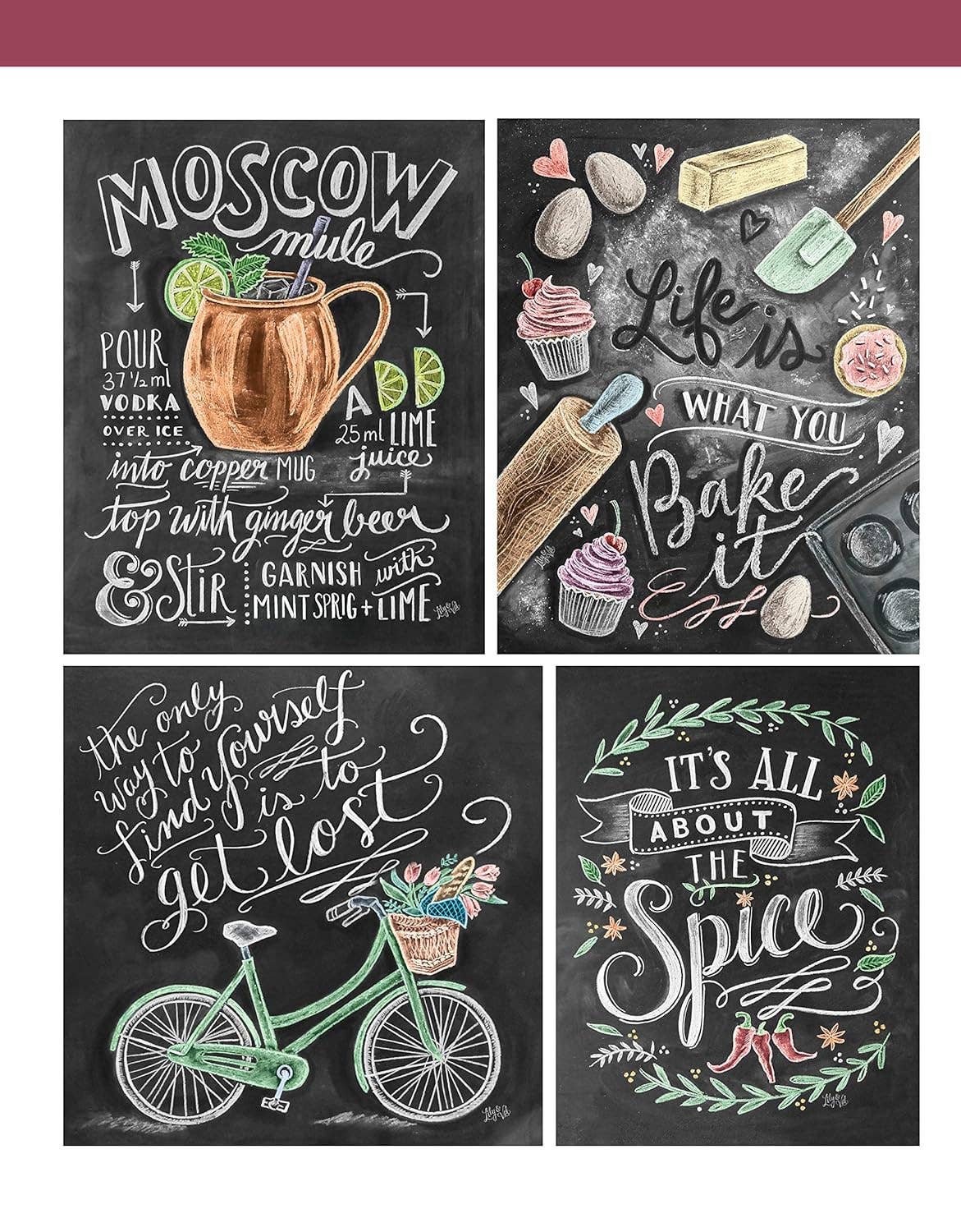 Coloring Book - Chalk-Style Celebrations Coloring Book - Uplifting Designs