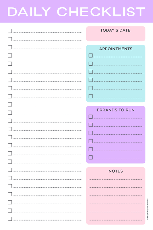 Note Pads Pastel Daily