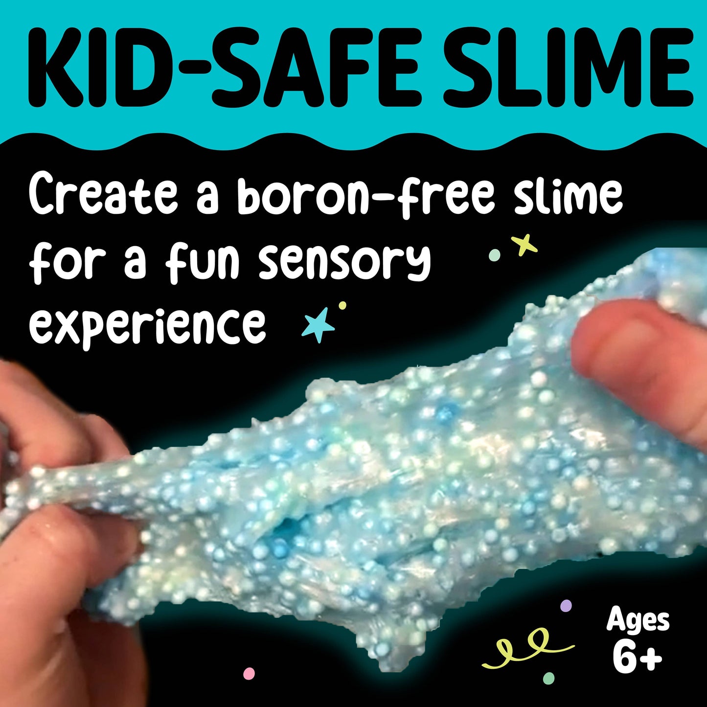 Craft Kit - DIY Glowing Squishy Slime Mini Kit for Kids