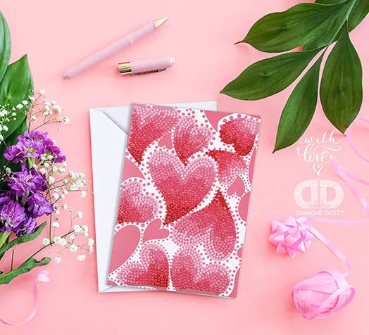 Card - Hearts Swirl