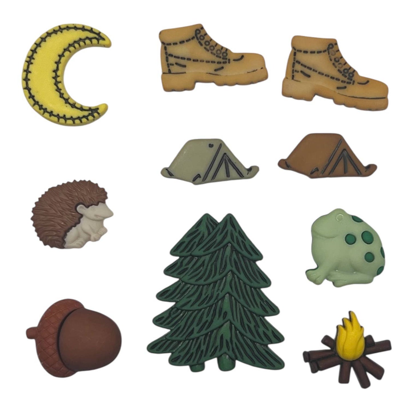 Buttons - Camping Craft & Sewing Button Assortment