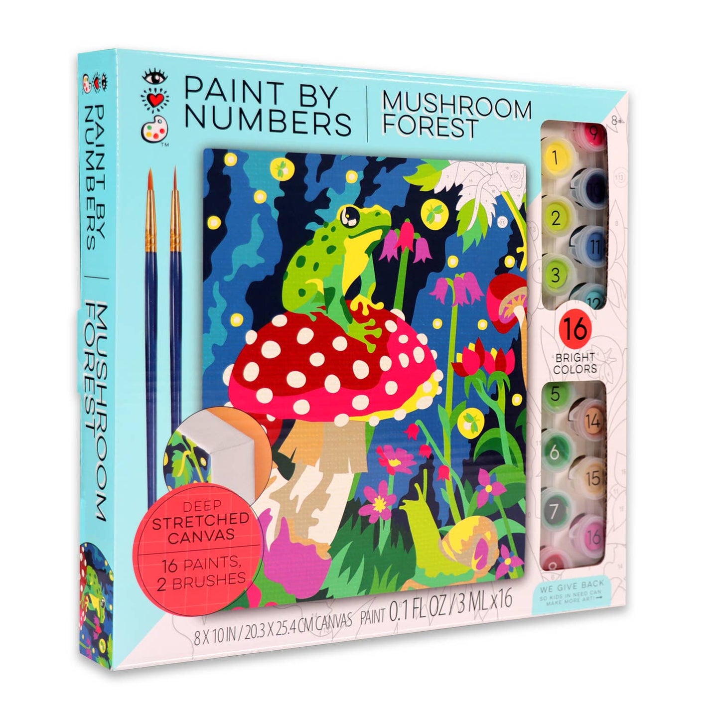 Paint By Numbers - Frog & Mushroom