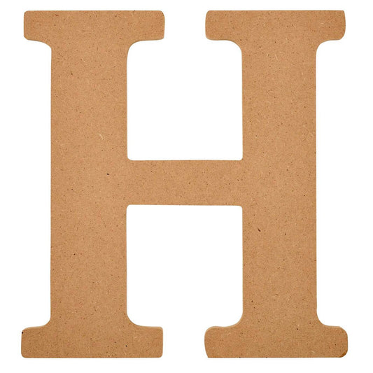 Wood - 8 inch MDF Letter - H