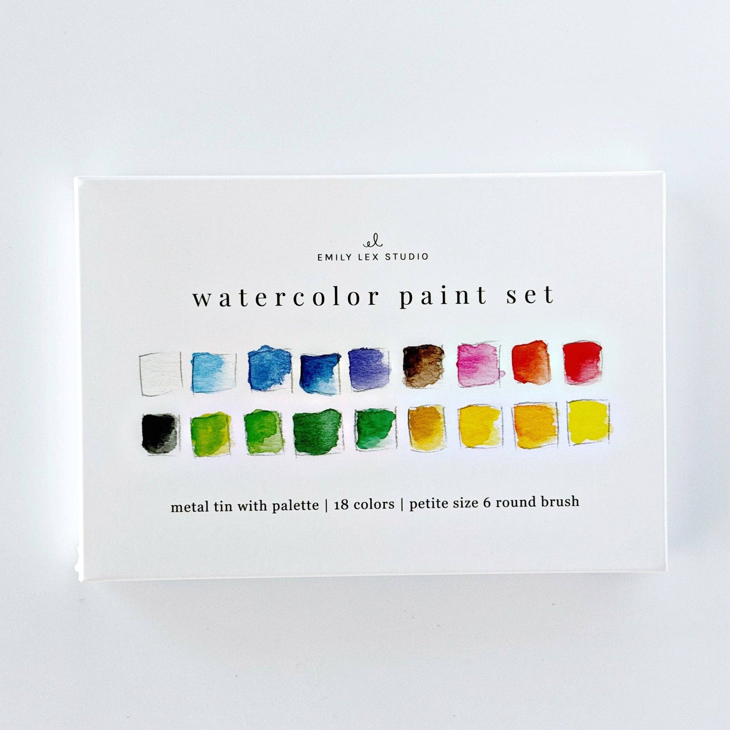 Paint - Watercolor paint set 18 colors with brush