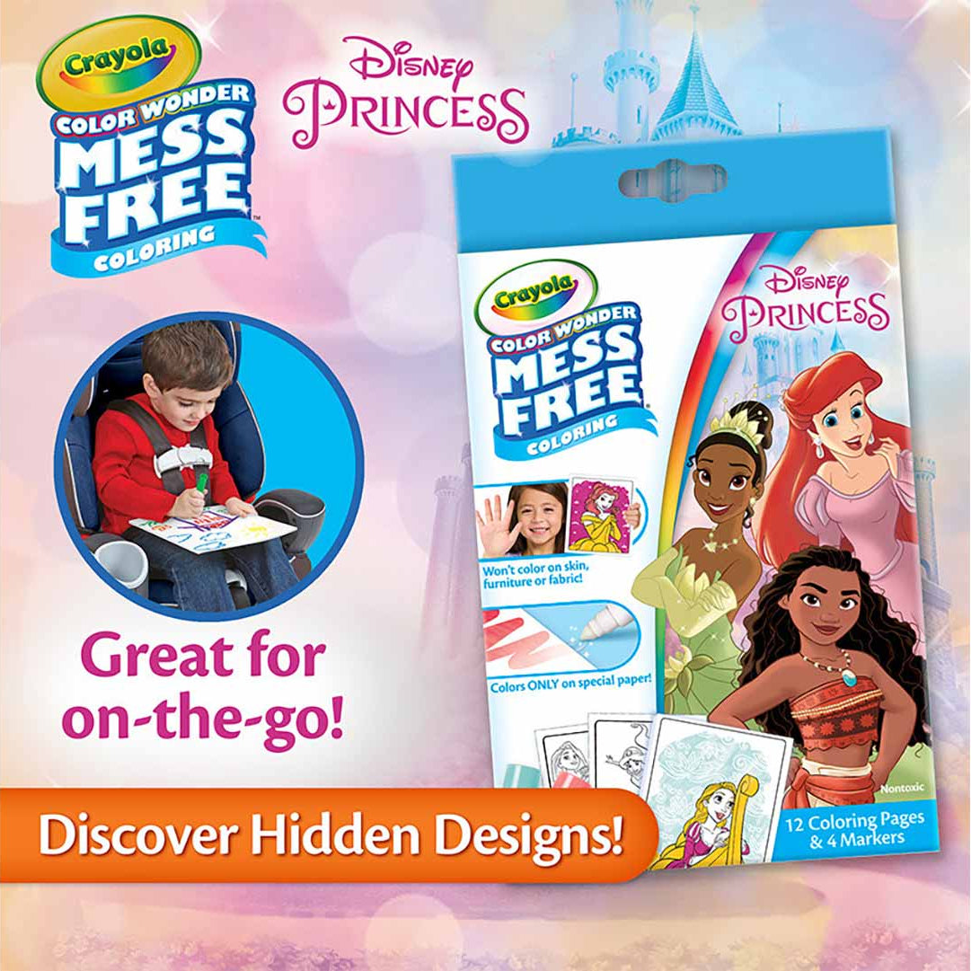 Coloring Book - Disney Princess Crayola Color Wonder Mini Box Set