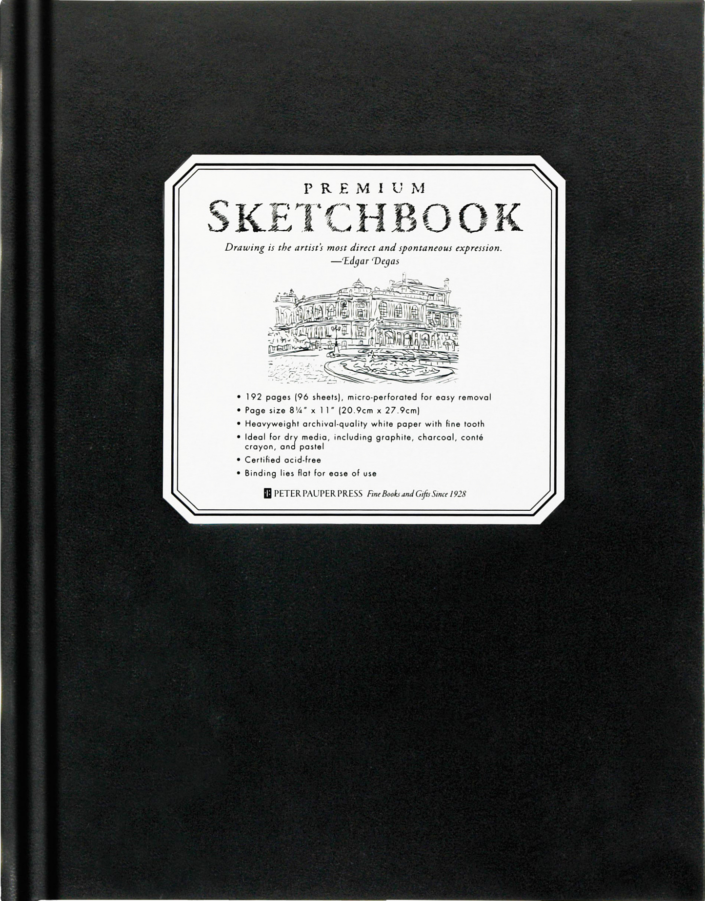 Sketchbook - Large Black Premium Sketchbook