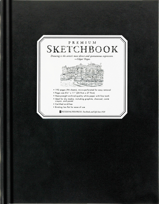 Sketchbook - Large Black Premium Sketchbook