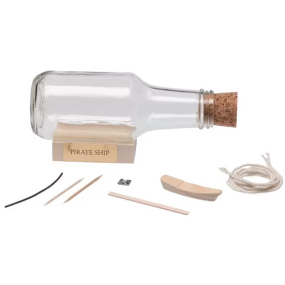Ship in a Bottle - Build Your Own Pirate Ship In a Bottle