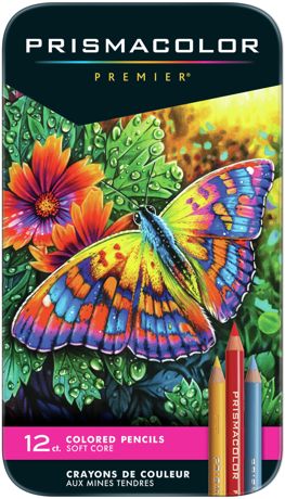 Colored Pencil - Prismacolor Assorted Colors Colored Pencil Set 12/Pkg