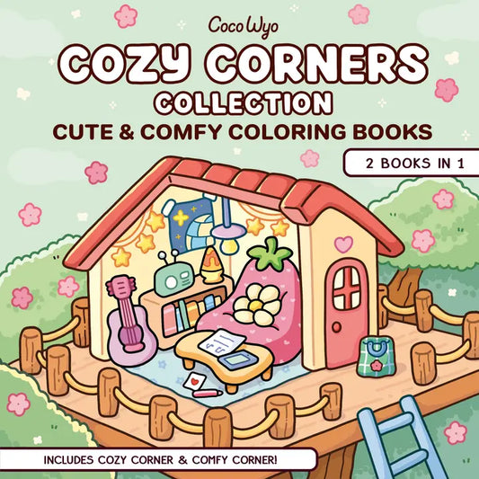 Coloring Book - Coco Wyo Cozy Corner Collection 2 in 1