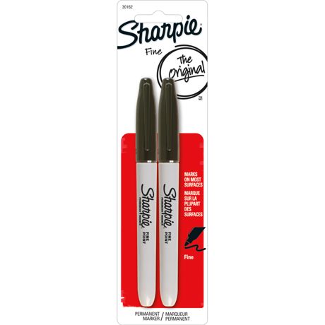 Markers - Sharpie Fine Point Permanent Markers 2/Pkg