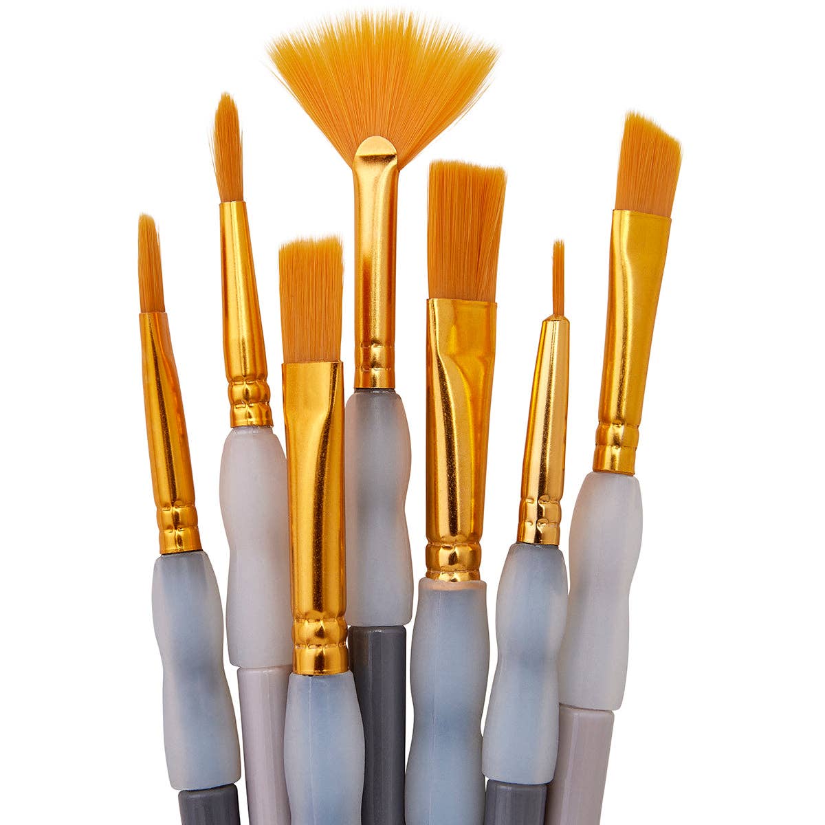 Paint Brush - Studio Soft Grip Brush Set – 7 pc
