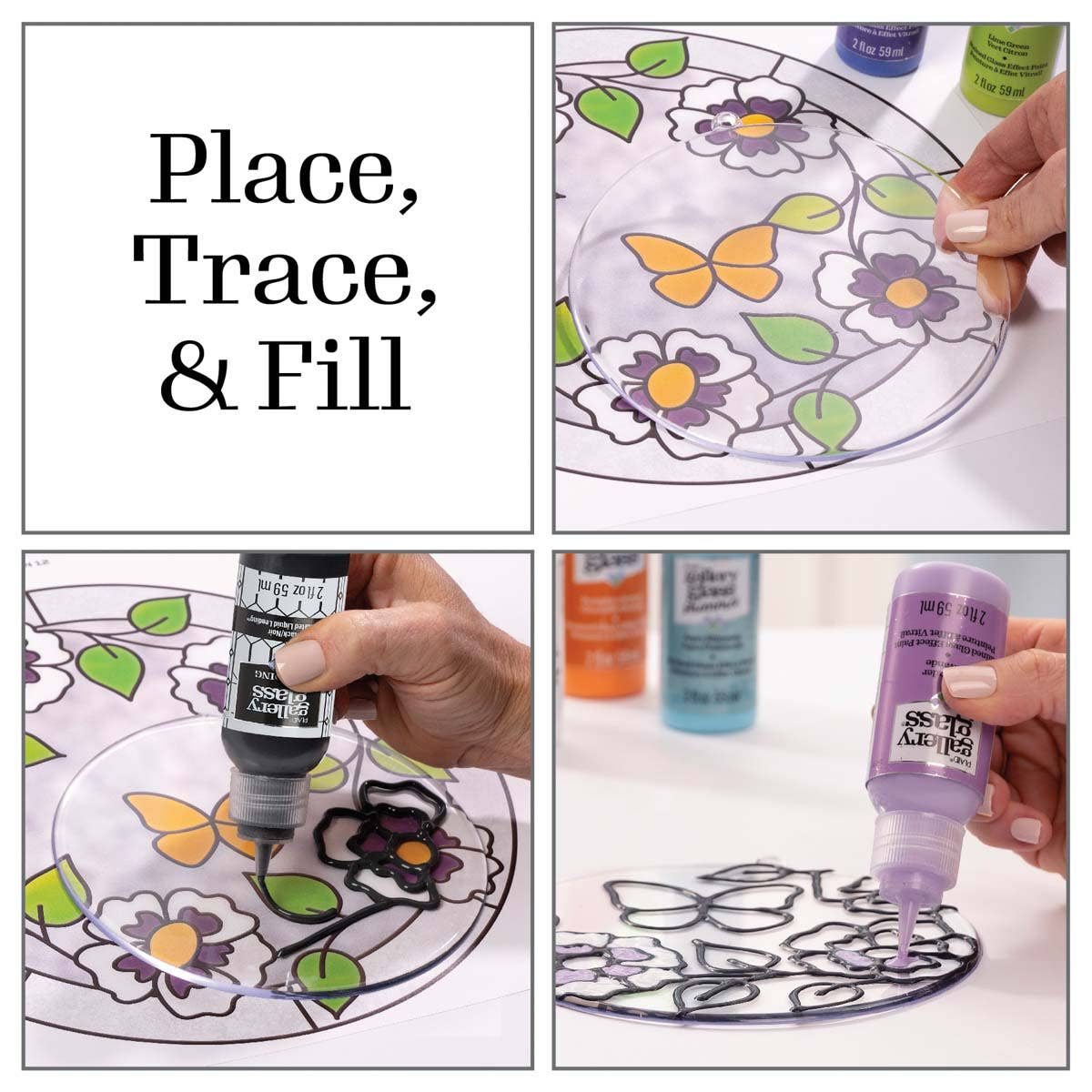 Gallery Glass - Surfaces - Circle 6" Diameter, 3-Piece