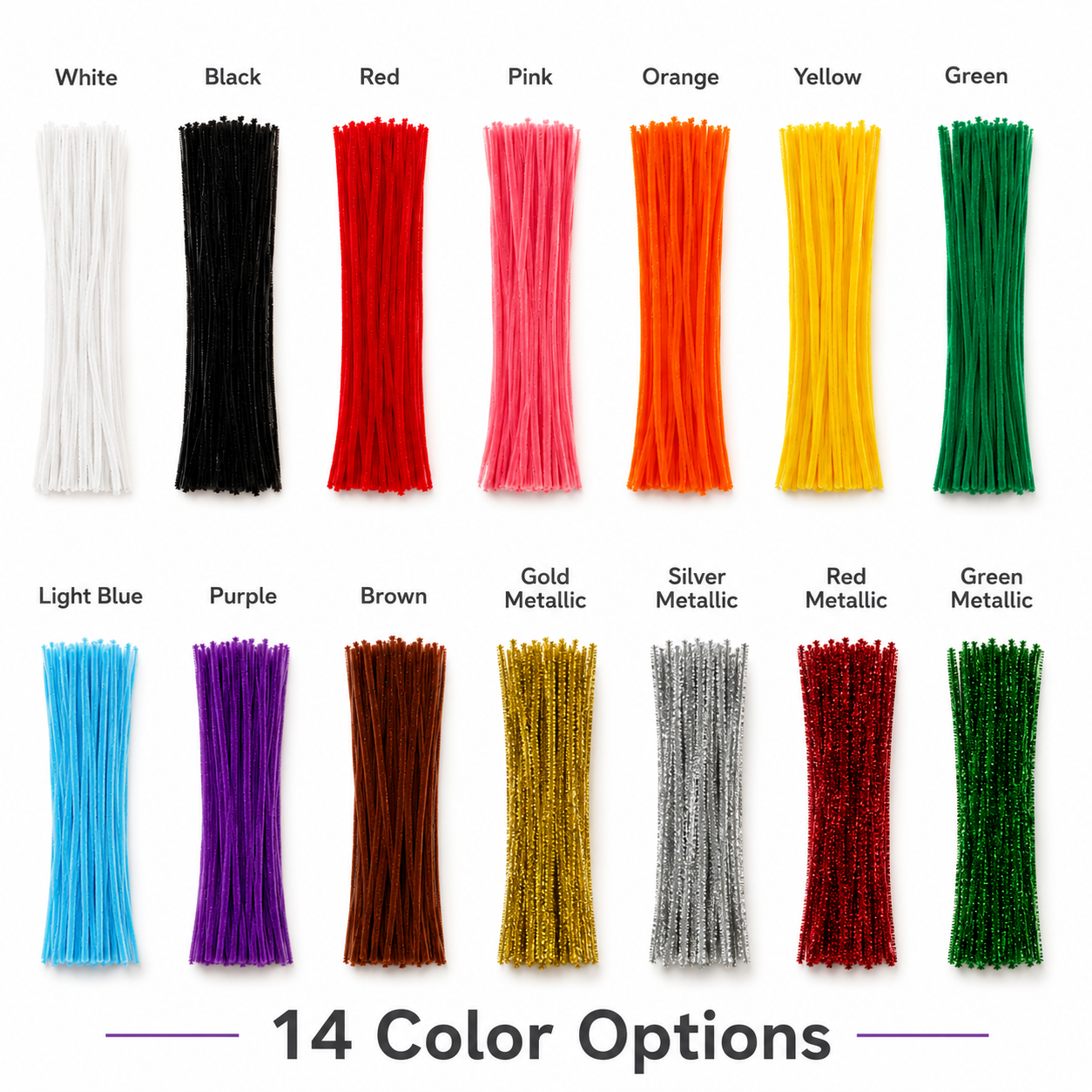Pipe Cleaners - Metallic Green