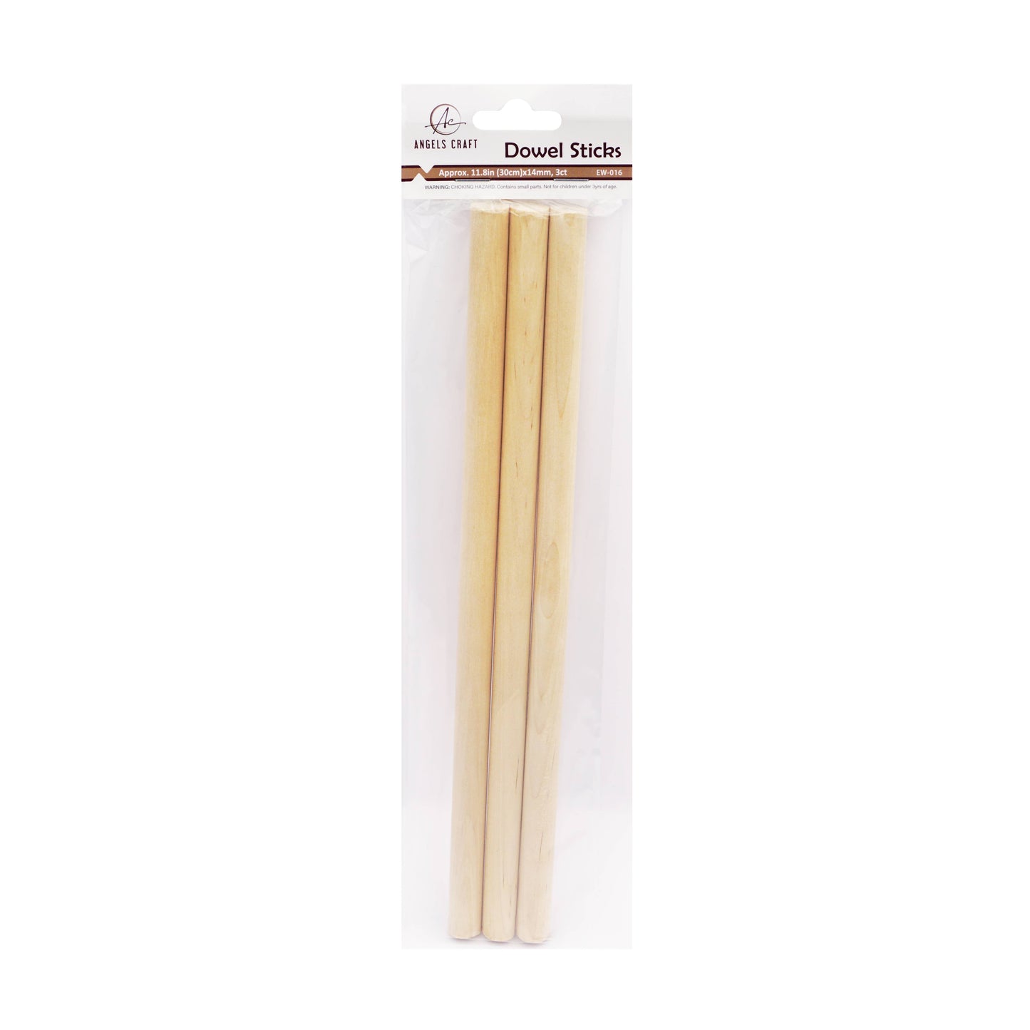 Wood - Dowel Sticks 11.8": 0.75"