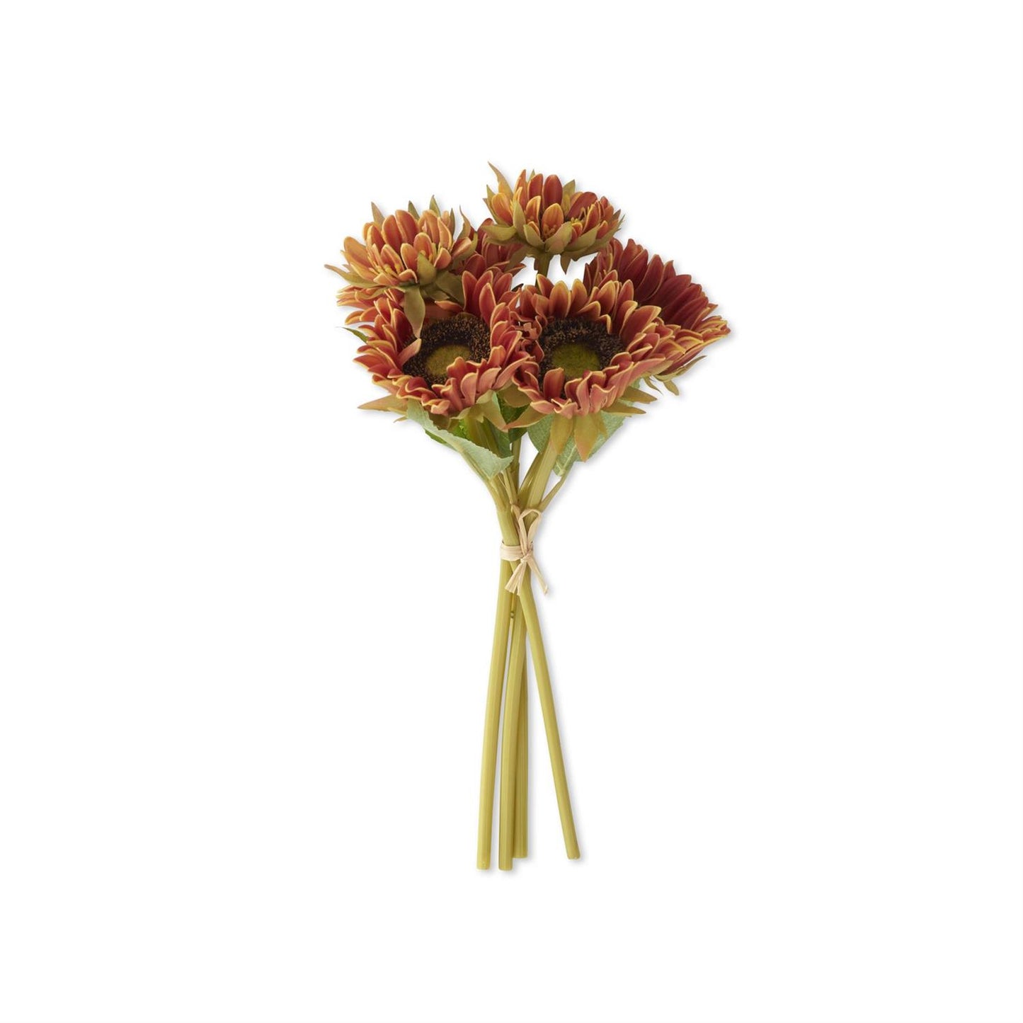 Flower - 13 Inch Orange Real Touch Sunflower Single Stem