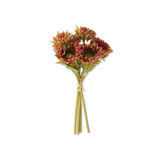 Flower - 13 Inch Orange Real Touch Sunflower Single Stem