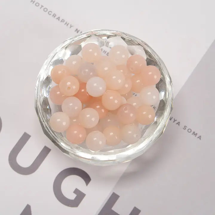 Beads - Pink Aventurine Smooth Round Beads 10mm 15.5" Strand