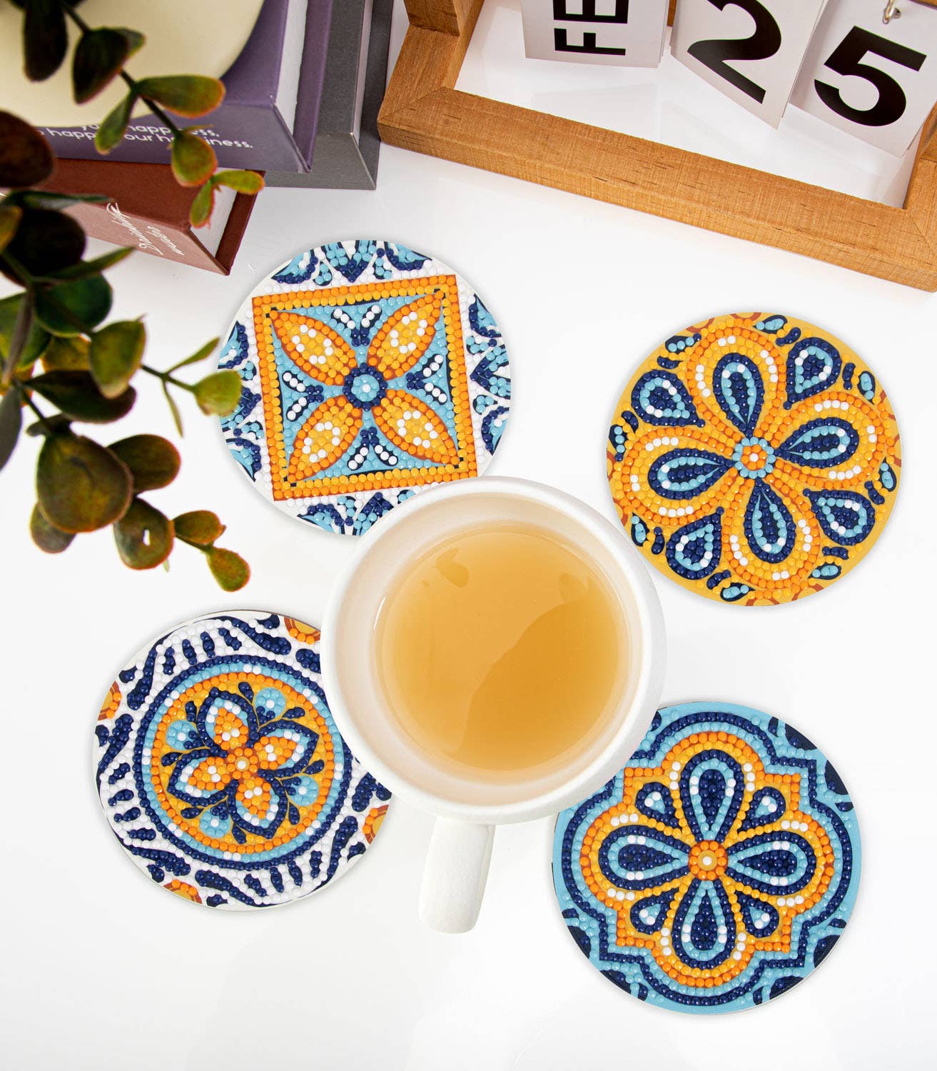 Diamond Dotz - Coasters - Portuguese Tiles