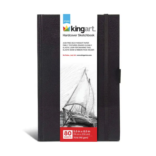 Hardcover Sketchbook - 5.5” X 8.5” 80 Sheets