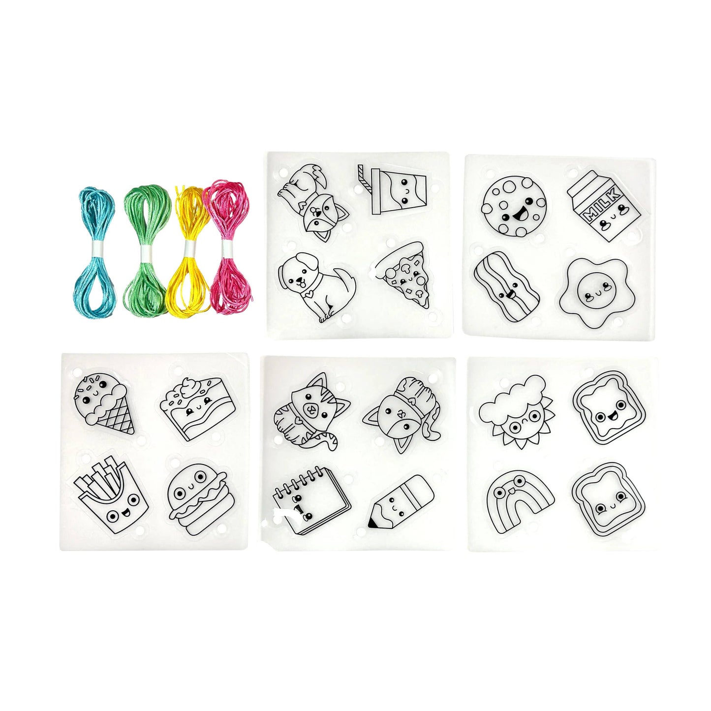 Shrink-Its! - D.I.Y. Shrink Art Bracelet Kit - B.F.F. (24 PC Set)