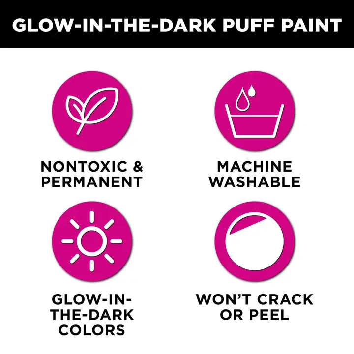 Paint - Puff Paint Glow 10 Pack