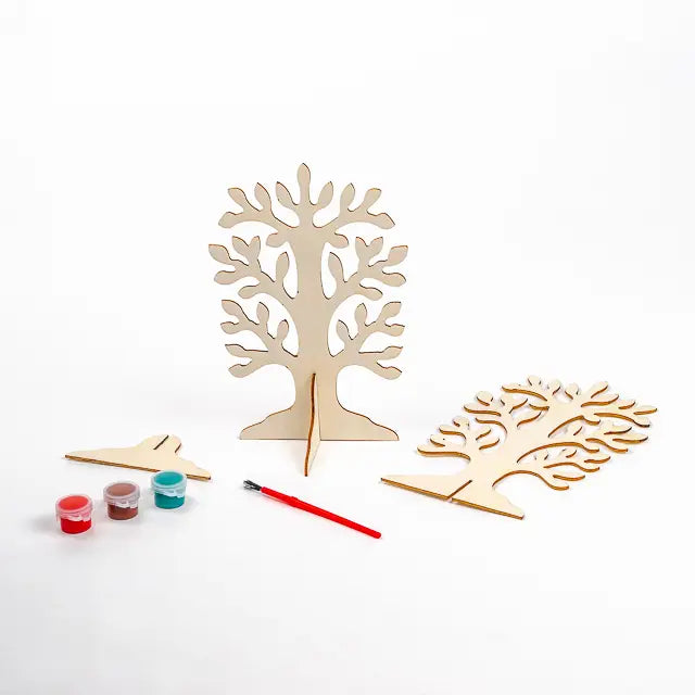 Paint Set - Wooden Painting Set- Tree