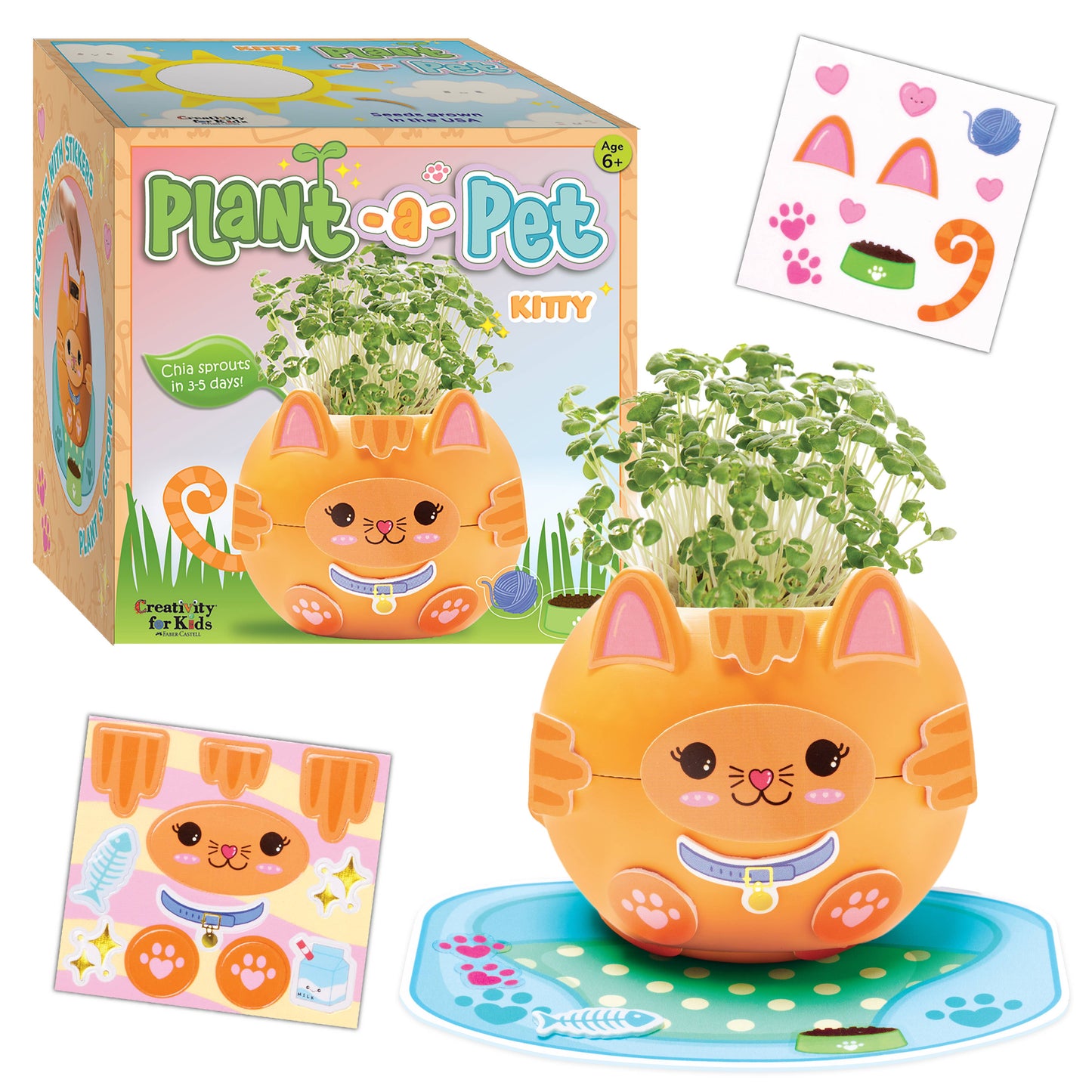 Plant a Pet Mini Grow Craft Kit for Kids: Puppy