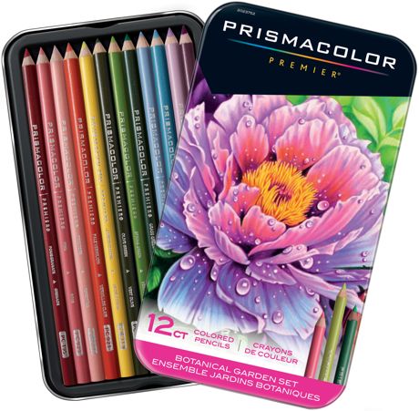 Colored Pencil - Prismacolor Botanical Garden Colored Pencil Set 12/Pkg