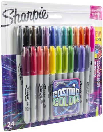 Markers - Sharpie Cosmic Color Fine Point Markers 24/Pkg