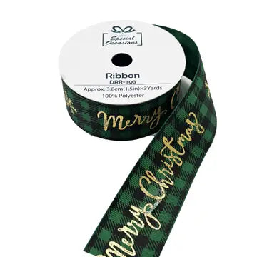 Ribbon - Christmas Design Ribbon 1"x3Yards/Roll